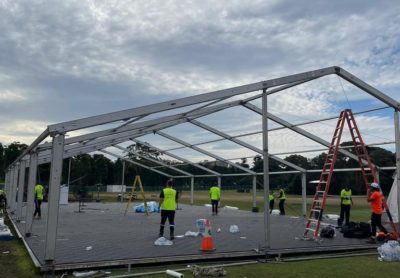 marquee installation brisbane